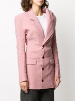 Thumbnail for your product : Y/Project Asymmetric Longline Blazer