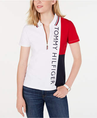 Tommy Hilfiger Colorblocked Graphic Polo Shirt
