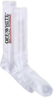 Off-White Off White Socks Natural Woman