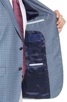 Thumbnail for your product : David Donahue Arnold Classic Fit Check Wool Sport Coat