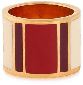 Tory Burch Gold-tone Enamel Ring