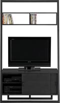Thumbnail for your product : Sloane Grey 43.75" Leaning Media Stand with 2 Bookcases