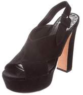 Thumbnail for your product : Alice + Olivia Platform Suede Pumps