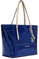 Thumbnail for your product : GUESS Delaney Patent Small Classic Tote