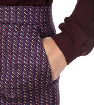 Etro Tapered geometric-jacquard trousers