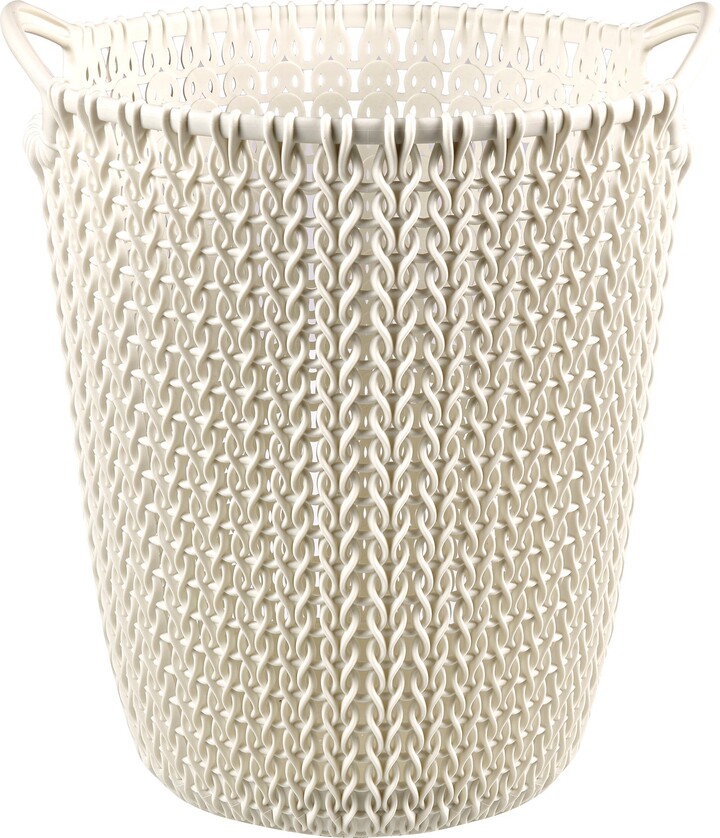 Curver White Waste Paper Basket White ShopStyle Decor