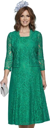 Chums | Ladies | Lace Dress and Jacket | Green
