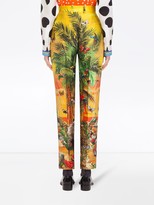 Thumbnail for your product : Dolce & Gabbana Jungle-Print Trousers