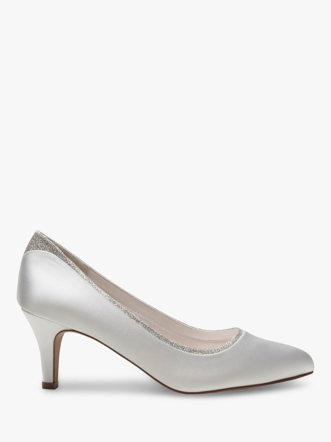 wide fit pink wedding shoes
