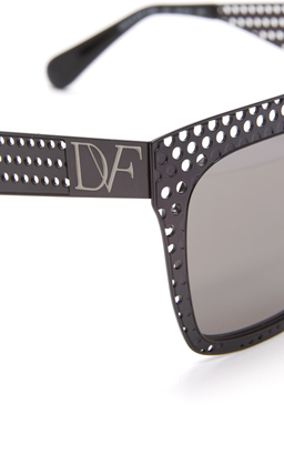 Diane von Furstenberg Grace Flat Top Sunglasses