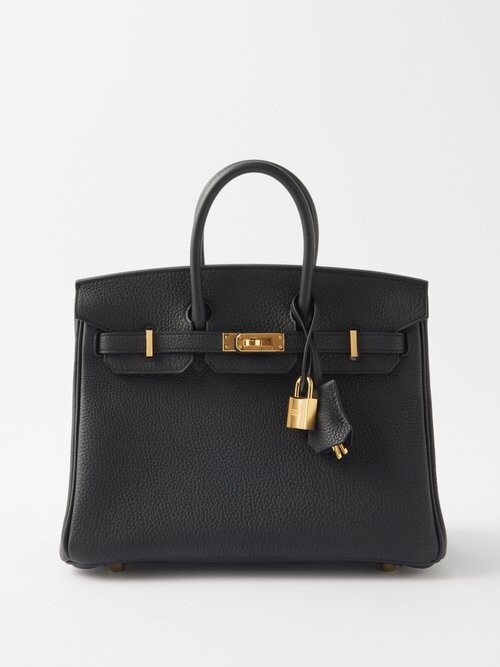tas sling-bag Hermes Noumea Sling Bag Vintage Leather Black #O
