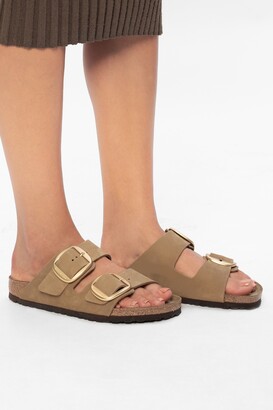 women's arizona big buckle slide sandals