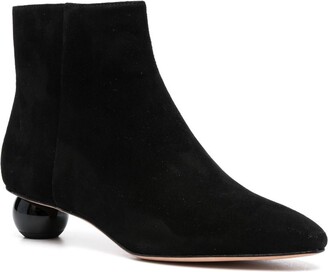 Kate Spade 40mm Leather Ankle Boots