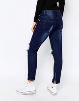 Thumbnail for your product : Glamorous Skinny Jeans With Ripped Knees