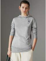Thumbnail for your product : Burberry Embroidered Silk Cashmere Hoodie