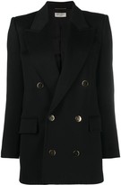 Thumbnail for your product : Saint Laurent Double-Breasted Long Blazer