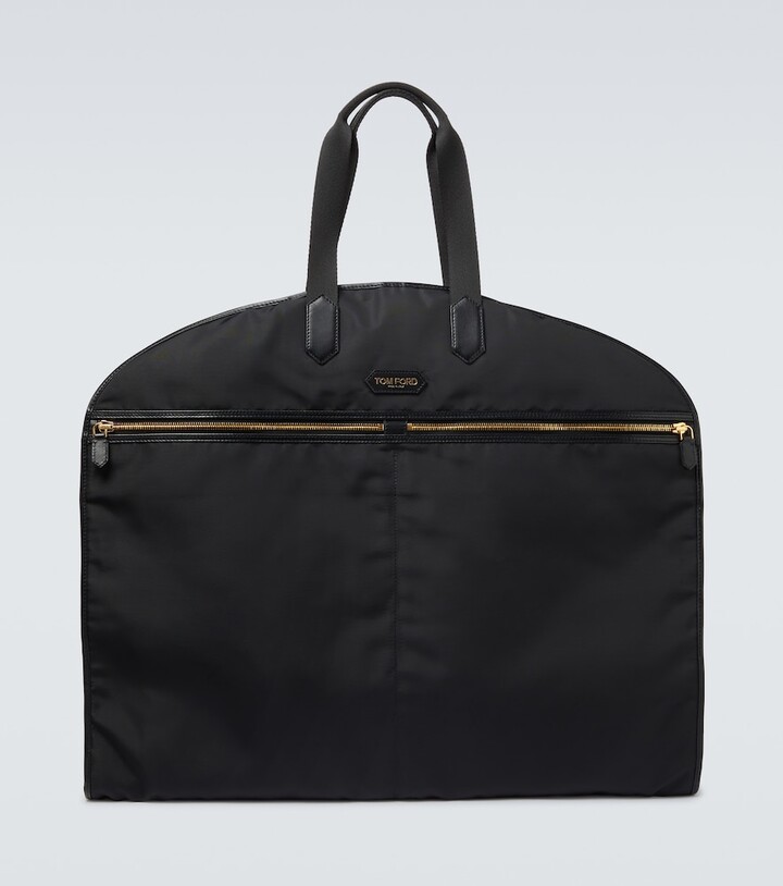 Tom Ford Leather-trimmed garment bag ShopStyle