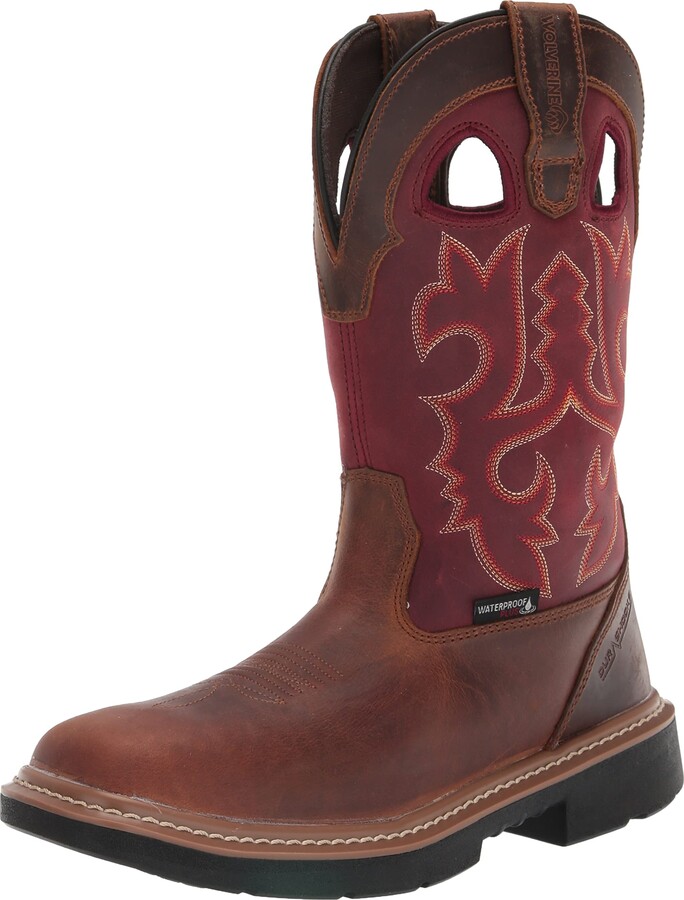 Wolverine Men's Rancher DuraShocks Wellington Waterproof Steel Toe