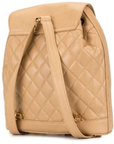 Thumbnail for your product : Chanel Pre Owned 1992's quilted CC chain backpack bag