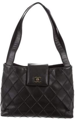 Chanel Lambskin CC Shoulder Bag