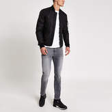 Thumbnail for your product : River Island Superdry black camo jacquard jacket