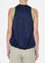 Thumbnail for your product : Tibi Tech Pique Sleeveless Top with Drawstring