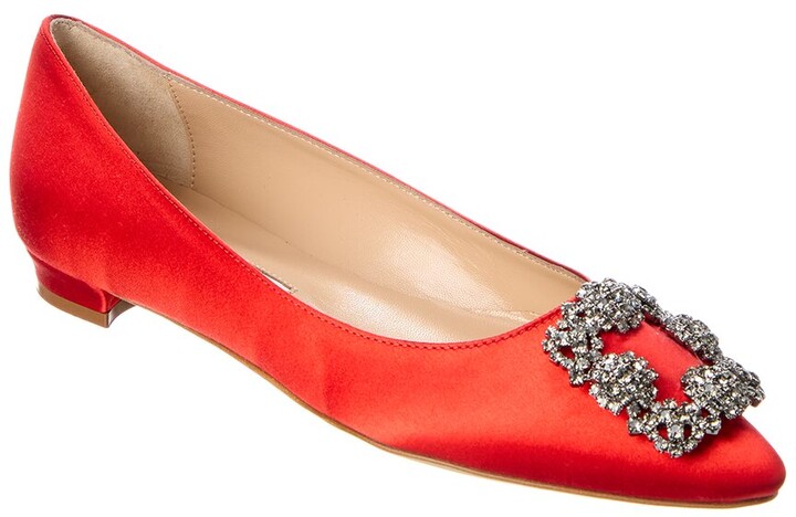 manolo blahnik red sole