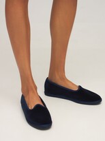 Thumbnail for your product : Vibi Venezia 10mm Blu Velvet Loafers