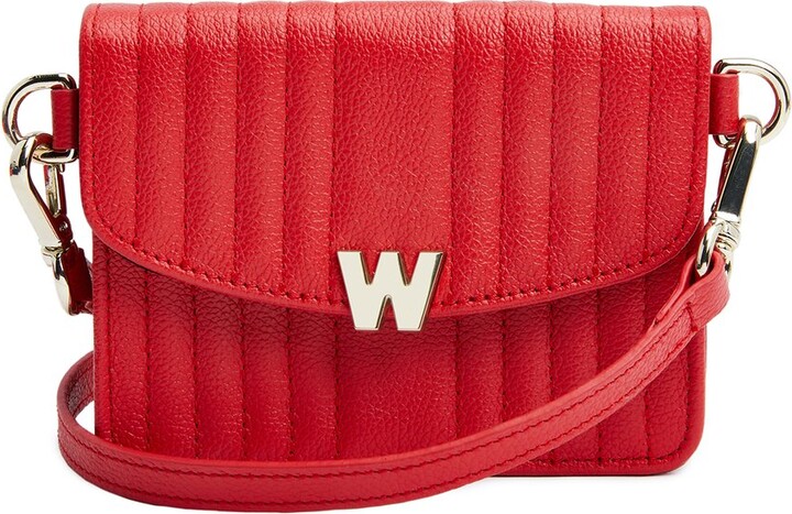 Wolf 1834 Mimi Mini Bag With Wristlet In Red