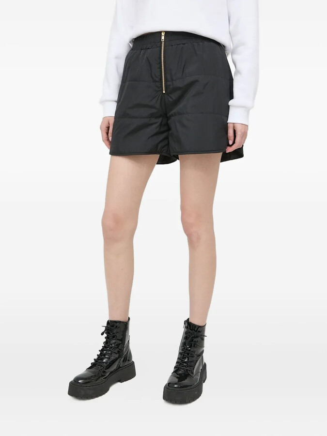 Notes du Nord Quilted Zip-Front Shorts