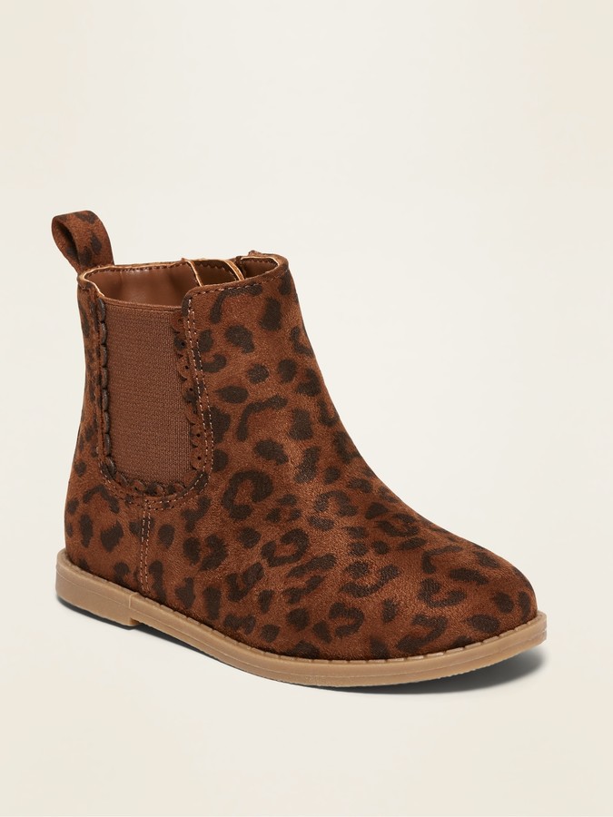 leopard print boots for toddlers