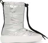 Thumbnail for your product : Marni Kids Silver Padded Boots