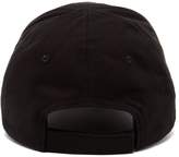 Thumbnail for your product : Balenciaga Logo-embroidered Cotton Baseball Cap - Mens - Black