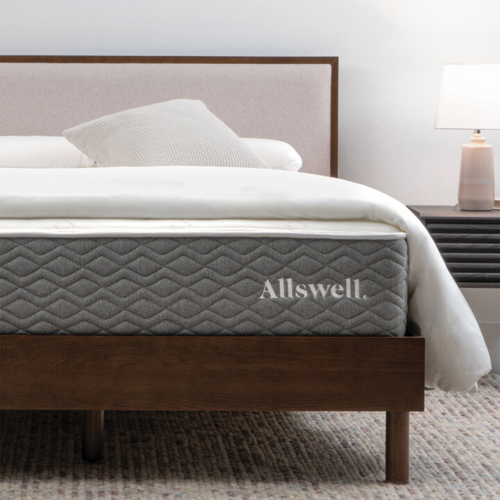 The Allswell Luxe 12" Twin Medium Firm Bed in a Box Hybrid Mattress