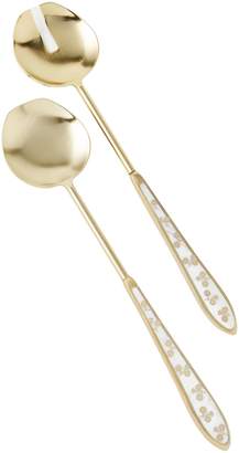 Anthropologie Primrose 2-Piece Serving Spoon Set