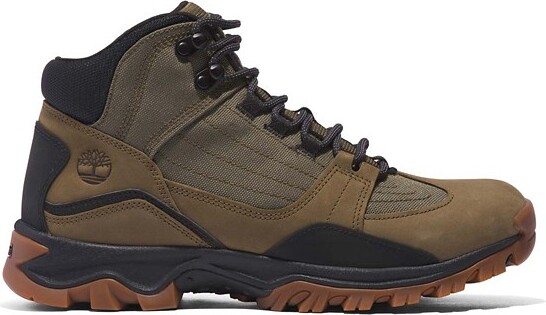 Men's Timberland Mt. Maddsen Hiking Boots Outdoor 9 Olive Nubuck