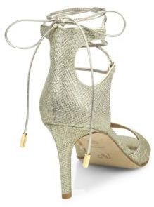 Diane von Furstenberg Rimini 2 Diamond-Textured Sandals