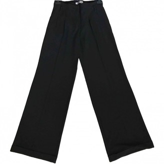 Sportmax Black Trousers for Women