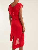 Thumbnail for your product : Altuzarra Triomphe Asymmetric Hem Dress - Womens - Red
