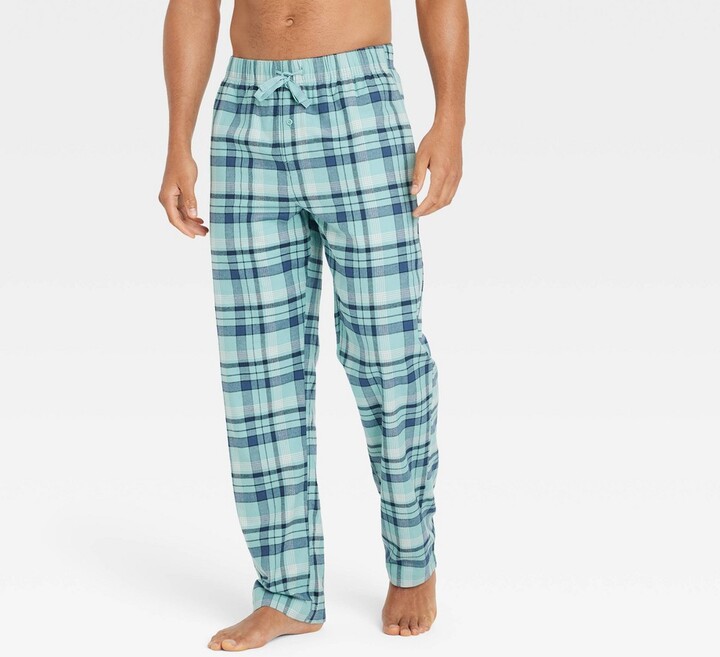 Men's Big & Tall Plaid Flannel Pajama Pants Goodfellow & Co™ Light