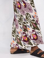Thumbnail for your product : Bazar Deluxe Abstract-Print Mid-Length Skirt