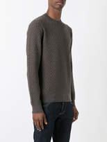 Thumbnail for your product : Tod's woven detail jumper