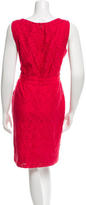 Thumbnail for your product : Peter Som Lace Sleeveless Dress