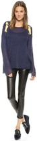 Thumbnail for your product : Siwy Vivienne Paneled Slim Crop Pants