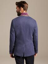 Thumbnail for your product : Banana Republic Tailored-Fit Navy Knit Blazer