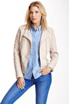 Thumbnail for your product : Kenneth Cole New York Faux Leather Quilted Moto Jacket