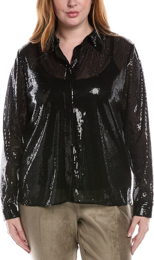 Michael Kors Collection Sequin Hansen Shirt