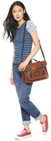 Thumbnail for your product : Cambridge Silversmiths Satchel 13'' Two Tone Satchel with Top Handle