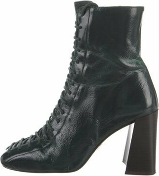 Jonak Patent Leather Lace-Up Boots - ShopStyle