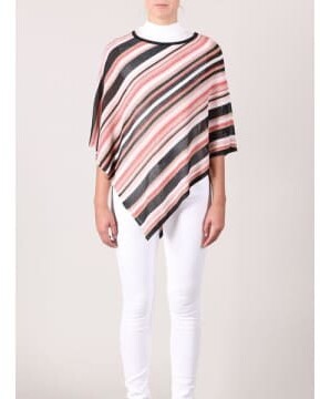 Rino and Pelle - Myleen Knit Poncho In Rose